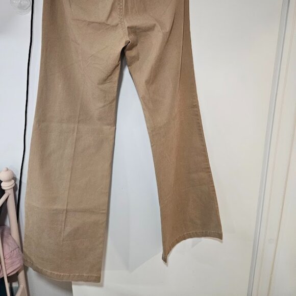 BNWT Vintage Y2K Guess low rise pant boot cut flare tan size 27 - Picture 9 of 10
